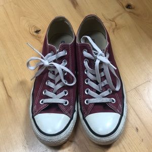 Maroon Converse